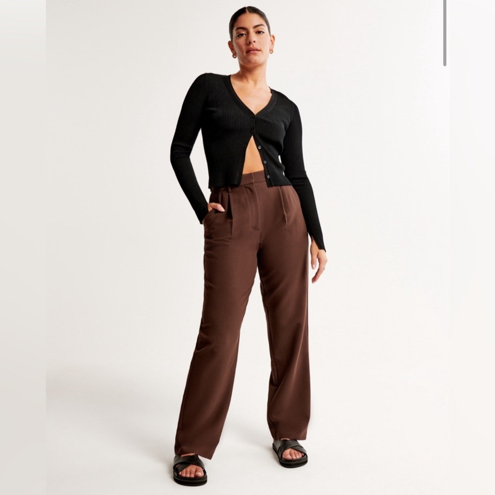 Abercrombie Tailored Relaxed Straight Pants - NWT